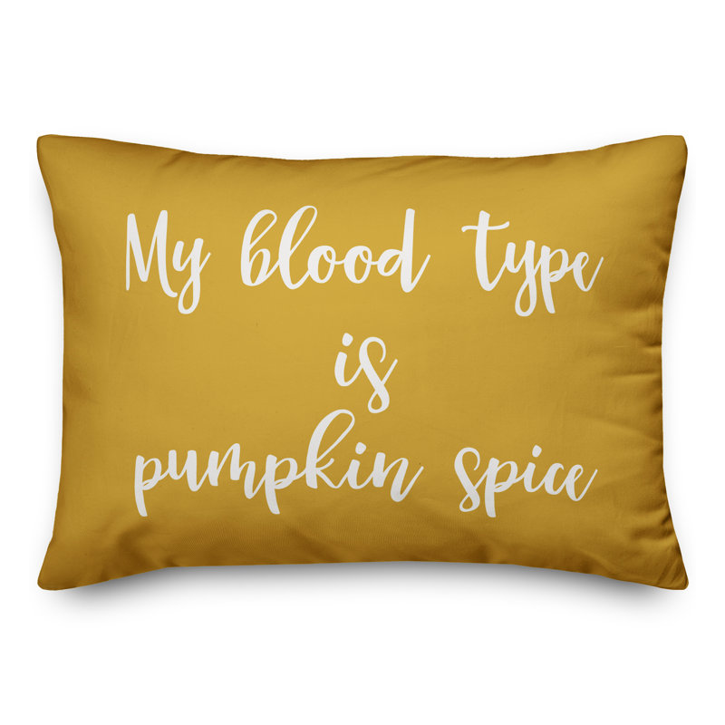  Coussin My My Type Is Is Pumpkin Spice, Moutarde