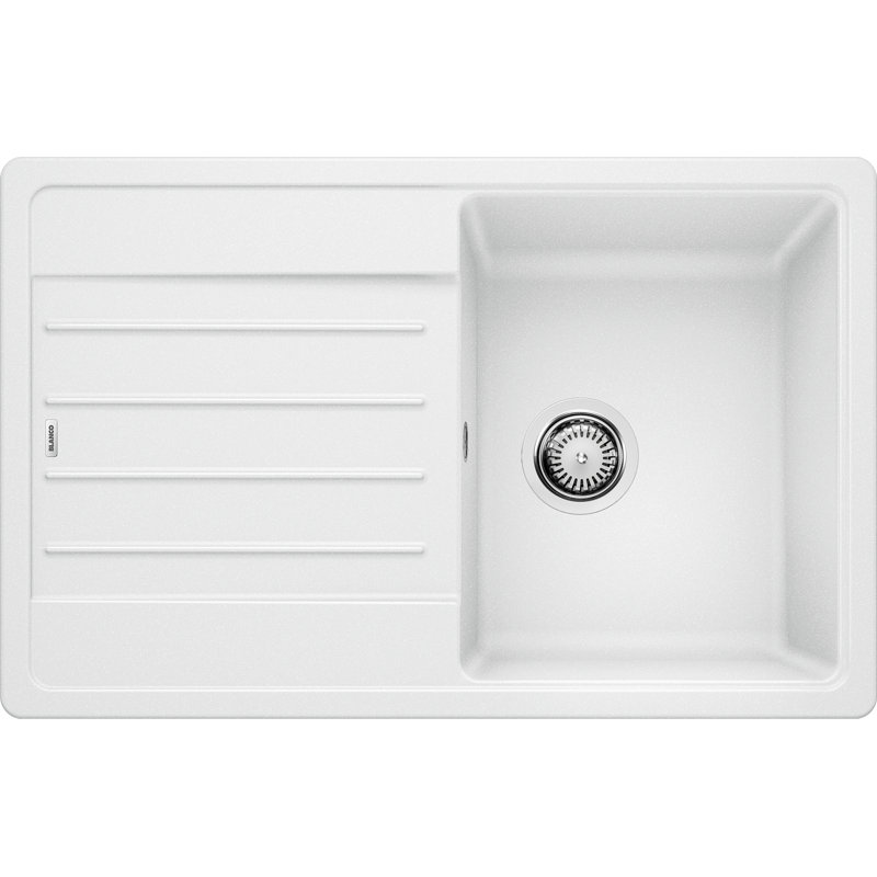 Legra Inset Kitchen Sink, White