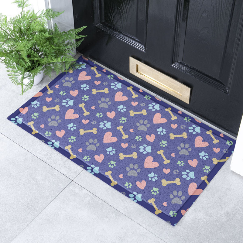 Weller Non-Slip Animal Print Indoor / Outdoor Doormat