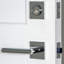 Quadrato Complete Moderno Entry Lever Set with Single Cylinder Deadbolt-1666968419-1666968418