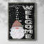 Warm Winter Welcome Gnome, reproduction encadrée - bois massif