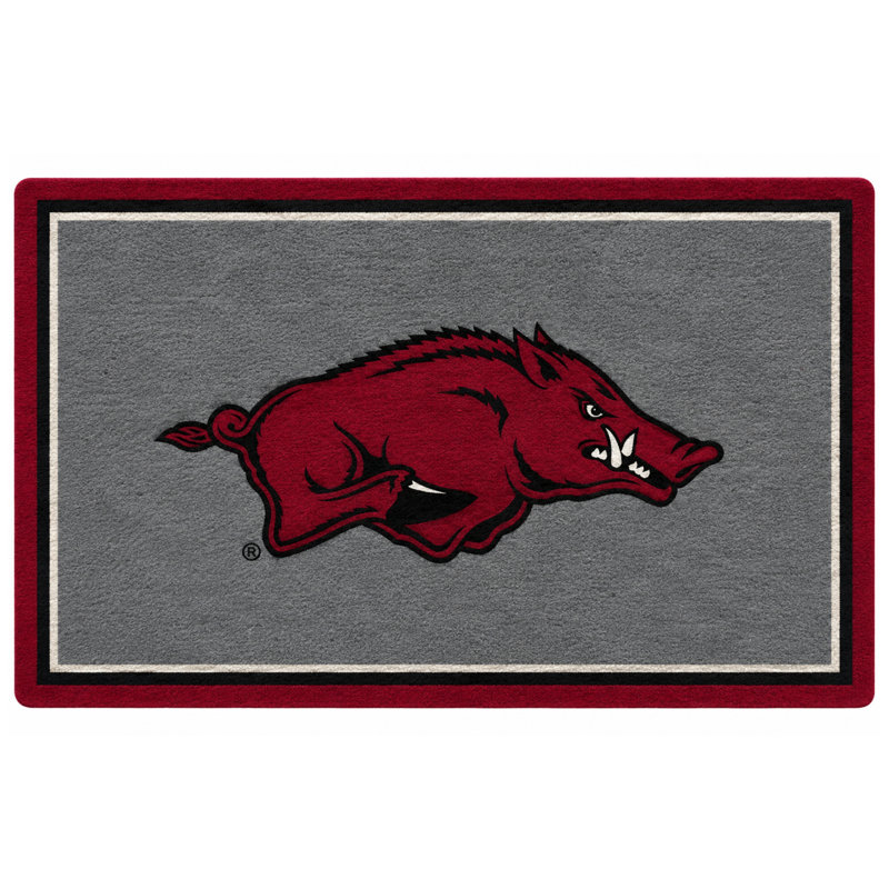Tapis University of Arkansas Spirit, Rectangle 7 pi 8 po x 10 pi 9 po