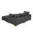 Aurbree Corduroy L-Shaped Sectional Reversible-991542834