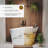 CASAINC 51" Solid Surface Freestanding Soaking Bathtub With Wooden Pattern