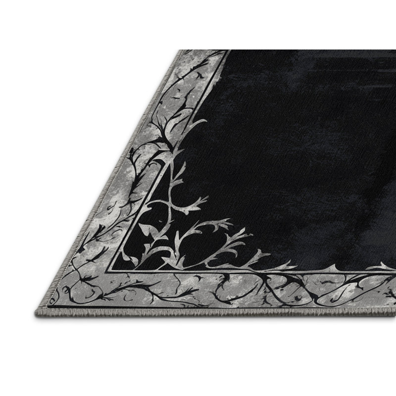Silver Petal Rug, Rectangle 8' x 12'