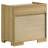 Natural 2-drawer Nightstand Bedside Table