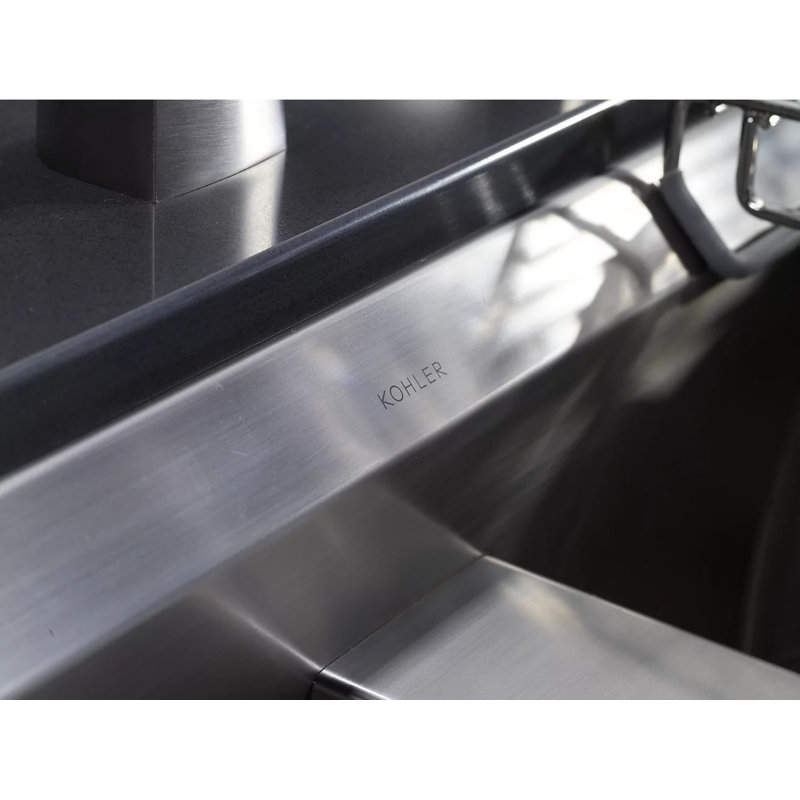 8 Degree 33" L x 18" W Undermount Kitchen Sink