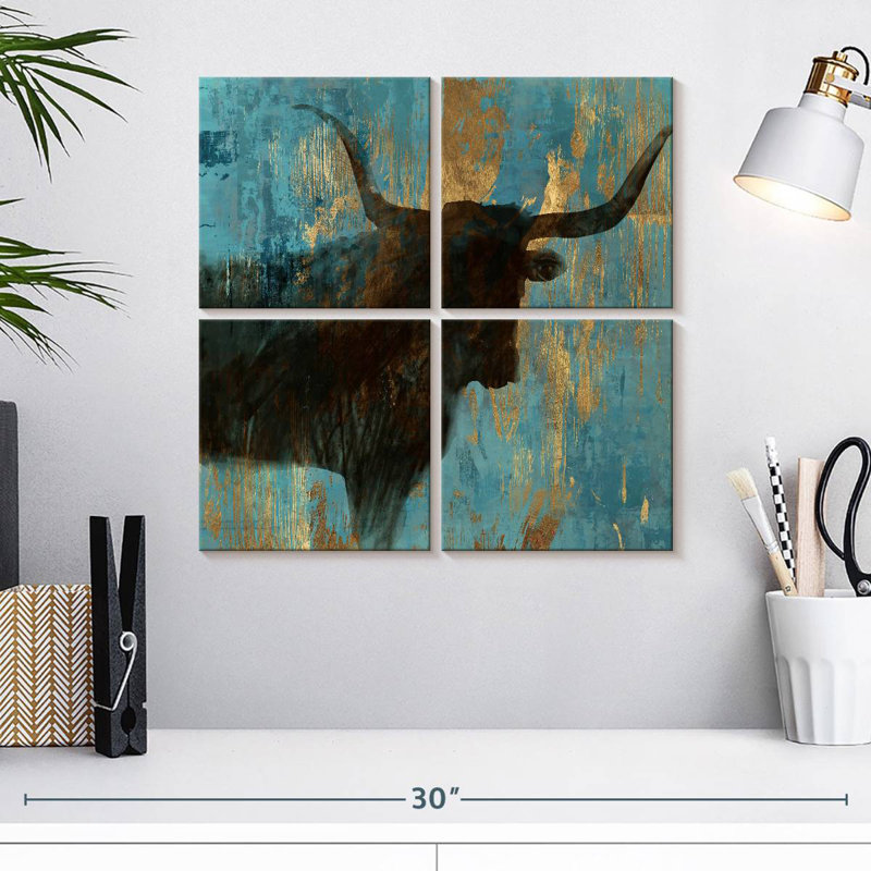 Brampt Bison I, 18'' H x 18'' W