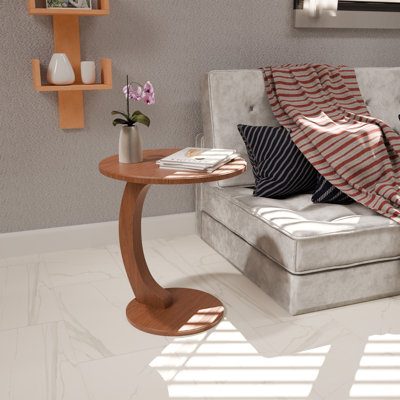 Couch Table For Living Room-space Saving Coffee Table-wooden Table For Sofa-solid Wood Table-round C Side Table