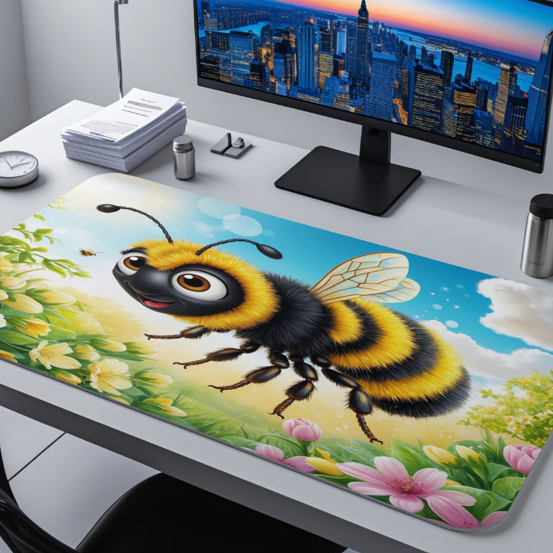 Polyester Desk Pad, 14.4x12.1