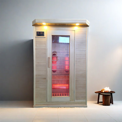 Sauna à assise simple en bois massif Hart Enjoy Life Home