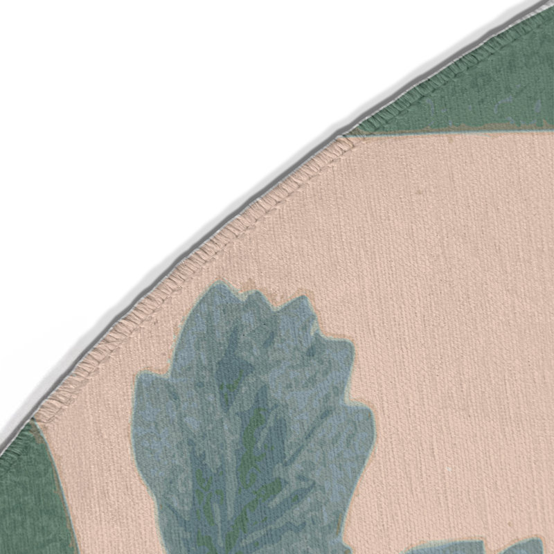 Botanical Breeze Indoor And Outdoor Area Rug, Round 5'