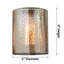 Applique murale à bras en acier 1 lumière Chilchinbito-1629965369-1629965382