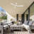 Kiama 52" Smart Ceiling Fan with Remote,Works with Google Assistant and Amazon Alexa, Siri Shortcut.