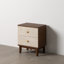 Breindel 48cm W Solid Wood Bedside Table