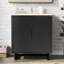 Ensemble de meuble-lavabo simple 29,5 po avec plateau en résine Vadhir-998753639