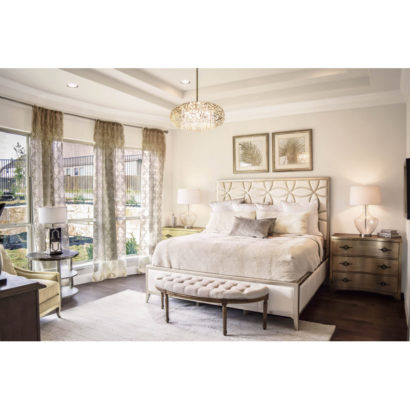 Trombley 9 - Light Golden Silver Unique/Statement Pendant