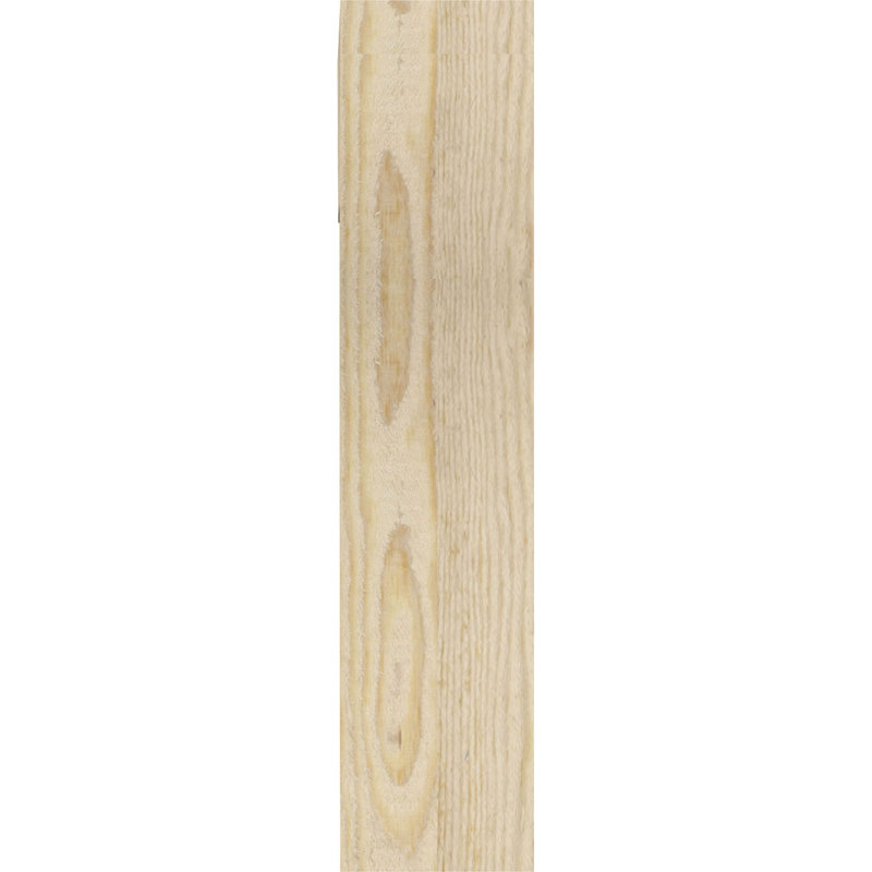 Support traditionnel en fer simple de 2 po d'épaisseur, H 19 po x P 16 po, Sapin de Douglas de l 3 1/2 po x T 2 po (lisse)