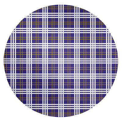 Tapis à carreaux mauve
