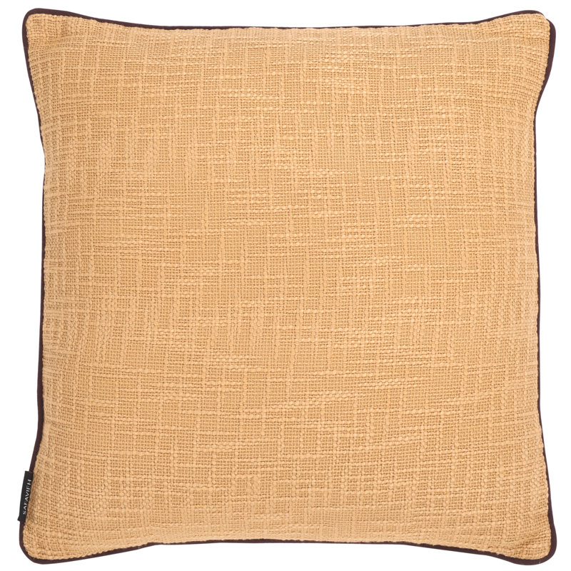 Coussin Dani, H 18 po x l 18 po, Taupe