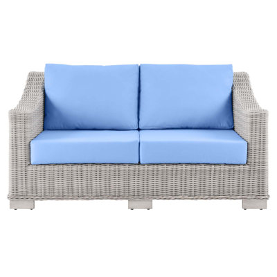 Modway Conway Outdoor Patio Wicker Rattan Loveseat