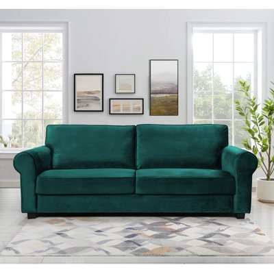 Reva 218.9Cm Rolled Arms Sofa