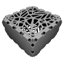 Zen / 2 demi-facettes - ensemble de 16 facettes - gris-556196284