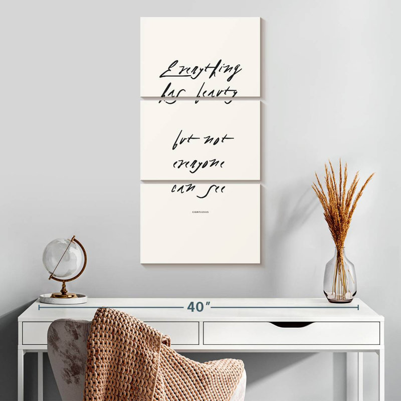 Everything Has Beauty, 32" H x 15" W