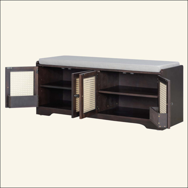 Banc de rangement Rustic