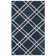 Milroy Hand-Tufted Wool Navy Area Rug