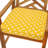 Jaroslav Water Resistant Outdoor 3 " Dining Chair Back Cushion-444171-444169