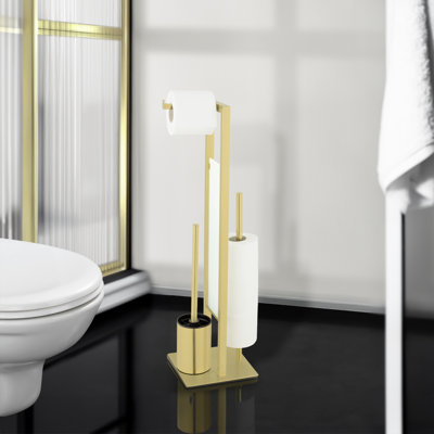 Sagrario Freestanding Toilet Brush and Holder