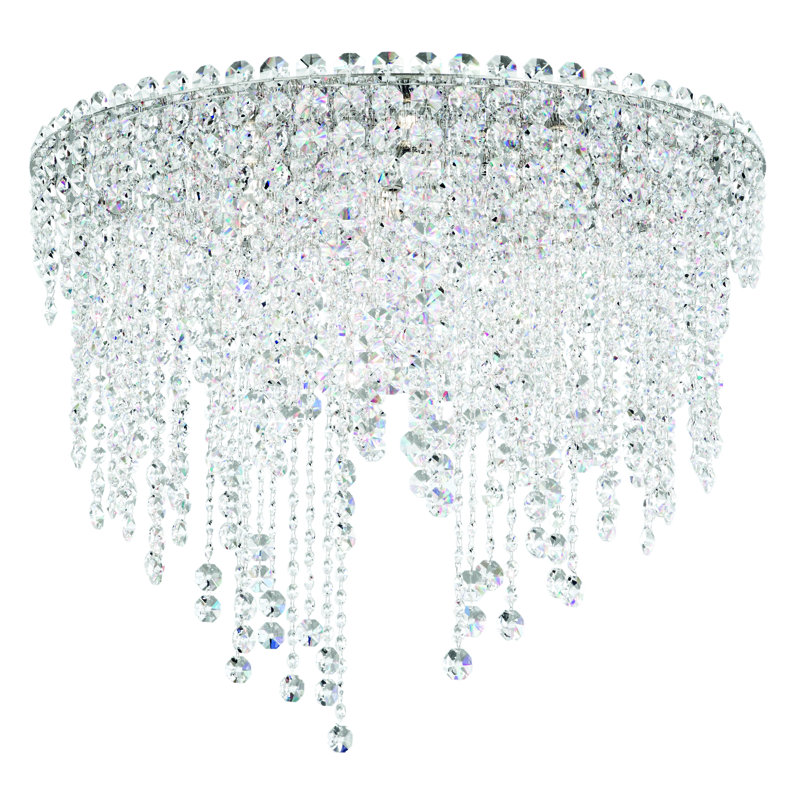 Chantant 6 - Light Flush Mount, Heritage Handcut, 79.5" H x 24" W x 24" D