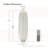 26.2" H Modern Polyresin White Vase with Geometric Pattern-938502626