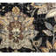 Oreiller luxueux en fleur de Lotus noir-1434868543-1434868528