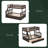 Twin Over Full Bunk Bed With Drawers, Convertible Beds-917238290