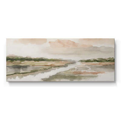 Moody Sunset - Toile tendue avec châssis - Prêt à accrocher