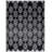Gonsales Geometric Black / Ivory Powe Loomed Rug-1192901288
