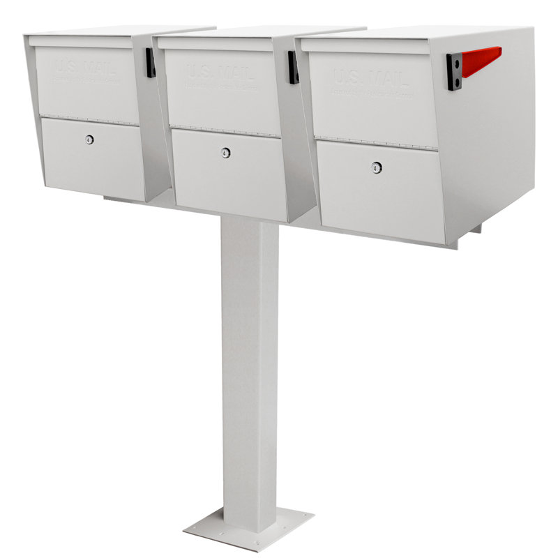 Barre d'écartement 3 voies Mail Boss, Blanc