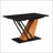 61.81(46.46) Inch Extendable Dining Table, Modern Geometric Rectangular Table With Sturdy Frame And MDF Base-364357013