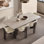 Retro rectangular dining table