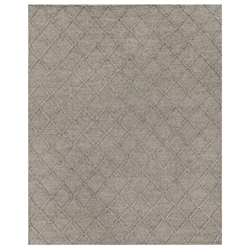 Brentwood Geometric Handmade Wool Area Rug, Brown, Rectangle 17' x 20'