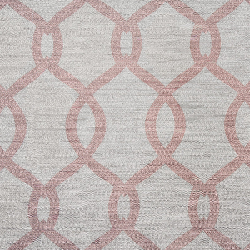 Panneaux de rideaux semi-transparents à motif géométrique avec œillets Caliese, Perle noire, l 54 po x L 63 po