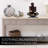 Handcrafted Indoor Ceramic / Porcelain Weather Resistant Table Top Fountain with Lights