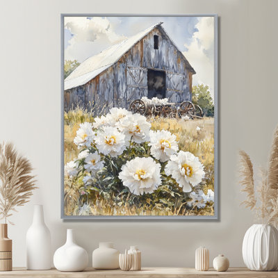 Pe pivoines près de la laiterie
