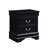Classic Louis Philippe Style Black Finish 1Pc Nightstand Of Drawers Traditional Design Bedroom Furniture-1211505479