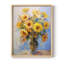 Série FLORAL CDLxxi - reproduction encadrée de qualité supérieure - prête à être accrochée - aucun clou requis-231027074-231027098