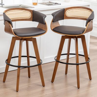 Swivel Upholstered Counter Stool