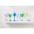Rainbow 4 oz. Handmade Martini Glass Set