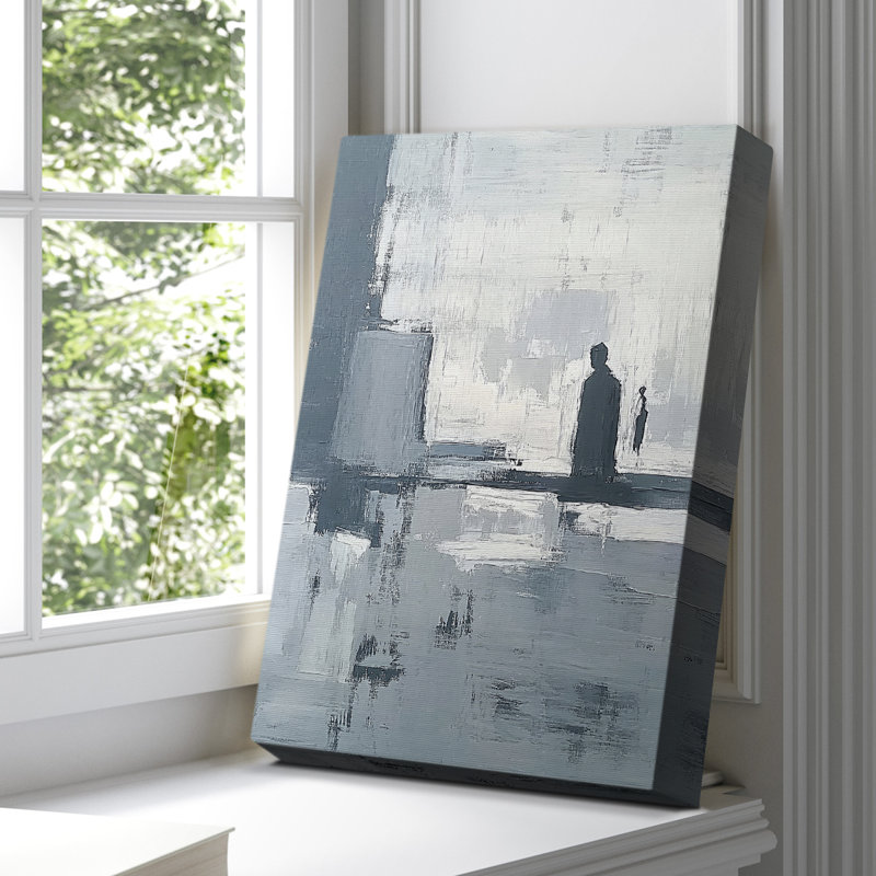 Toile tendue abstraite CCXXII Gallery - prête à être accrochée, H 36 po x l 24 po